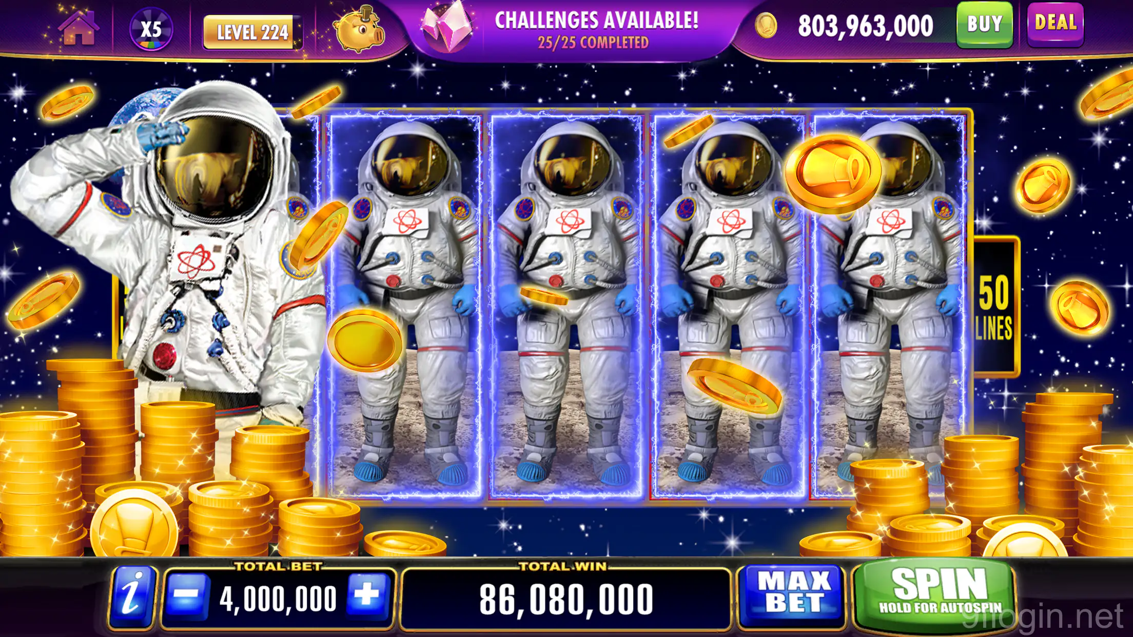 Interface de apostas do 9f